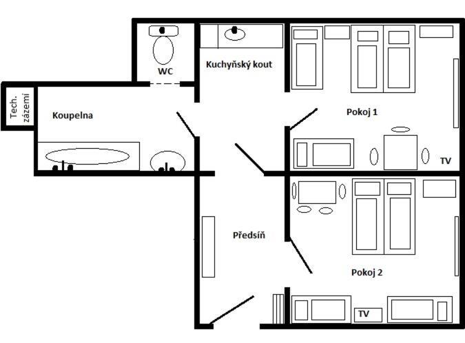 Apartmany Karlštejn Eksteriør bilde